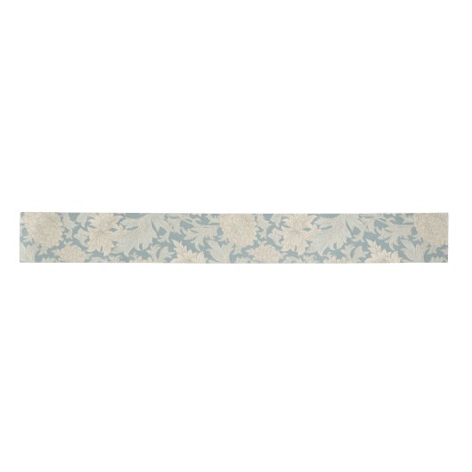 William Morris Chrysanthemum Pattern Satinband (Vorderseite)