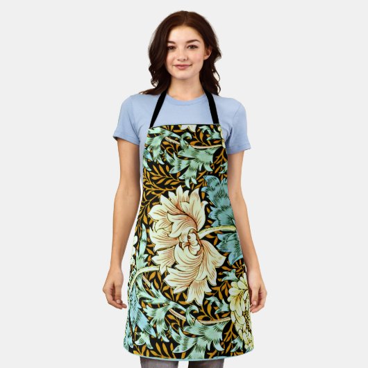 William Morris - Chrysanthemum Pattern, Schürze (Getragen)