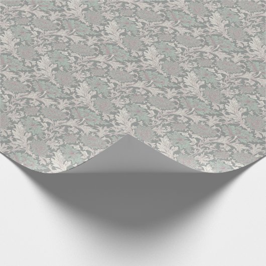 William Morris Chrysanthemum Pattern Wrapping Pape Geschenkpapier (Ecke)