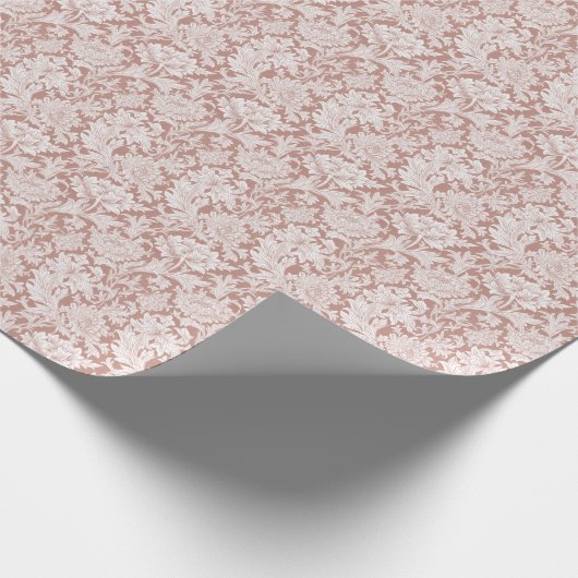 William Morris Chrysanthemum Pattern Wrapping Pape Geschenkpapier (Ecke)