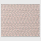William Morris Chrysanthemum Pattern Wrapping Pape Geschenkpapier (Flach)