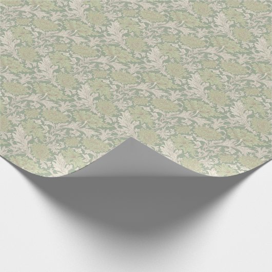 William Morris Chrysanthemum Pattern Wrapping Pape Geschenkpapier (Ecke)