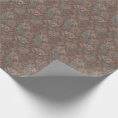 William Morris Chrysanthemum Pattern Wrapping Pape Geschenkpapier (Ecke)