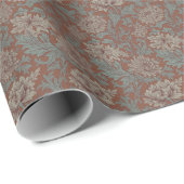 William Morris Chrysanthemum Pattern Wrapping Pape Geschenkpapier (Rolleneckpunkt)