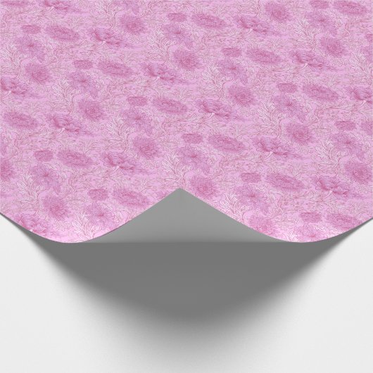 William Morris Chrysanthemum Pattern Wrapping Pape Geschenkpapier (Ecke)