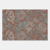 William Morris Chrysanthemum Pattern Wrapping Pape Geschenkpapier Set (Vorderseite 2)