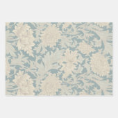 William Morris Chrysanthemum Pattern Wrapping Pape Geschenkpapier Set (Vorderseite 2)