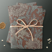 William Morris Chrysanthemum Pattern Wrapping Pape Geschenkpapier Set