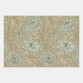 William Morris Chrysanthemum Pattern Wrapping Pape Geschenkpapier Set (Vorderseite)