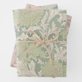 William Morris Chrysanthemum Pattern Wrapping Pape Geschenkpapier Set (Beispiel)