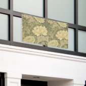 William Morris Chrysanthemum Sage Blume Banner (Äußeres Gebäude)