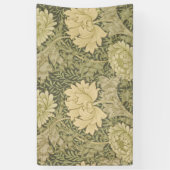 William Morris Chrysanthemum Sage Blume Banner (Vertikal)
