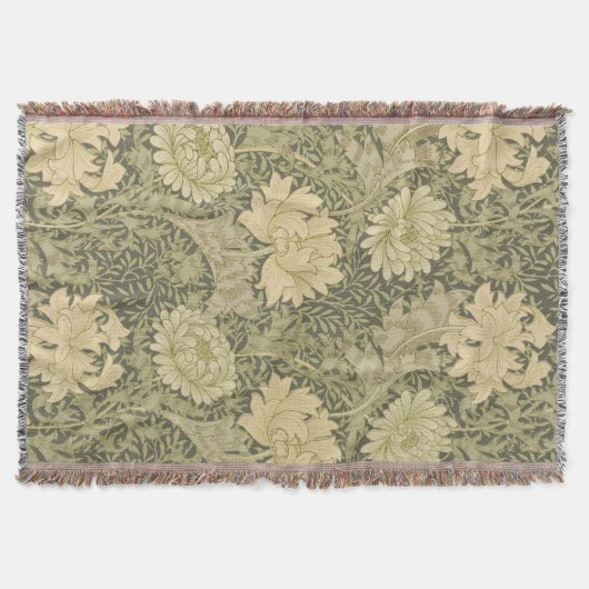 William Morris Chrysanthemum Sage Blume Decke (Vorderseite)