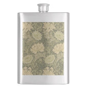 William Morris Chrysanthemum Sage Blume Flachmann (Vorderseite)