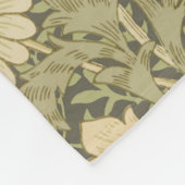 William Morris Chrysanthemum Sage Blume Fleecedecke (Ecke)