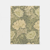 William Morris Chrysanthemum Sage Blume Fleecedecke (Vorderseite)