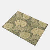 William Morris Chrysanthemum Sage Blume Fußmatte (Schrägansicht)