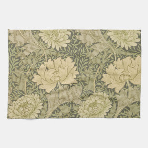 William Morris Chrysanthemum Sage Blume Geschirrtuch