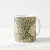 William Morris Chrysanthemum Sage Blume Kaffeetasse (VorderseiteRechts)