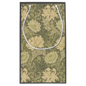 William Morris Chrysanthemum Sage Blume Kleine Geschenktüte (Rückseite)