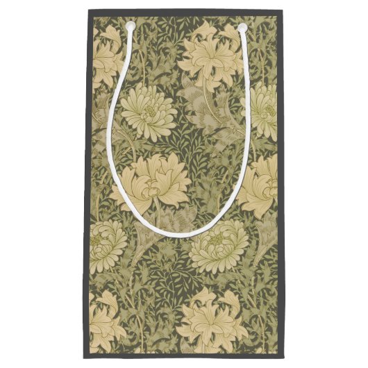 William Morris Chrysanthemum Sage Blume Kleine Geschenktüte (Vorderseite)
