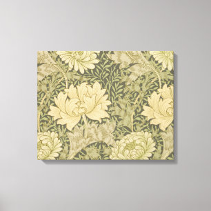 William Morris Chrysanthemum Sage Blume Leinwanddruck