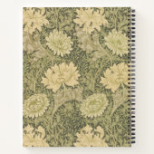 William Morris Chrysanthemum Sage Blume Notizblock (Rückseite)