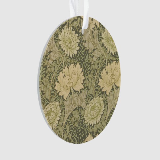 William Morris Chrysanthemum Sage Blume Ornament (Vorderseite)