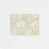 William Morris Chrysanthemum Sage Blume Post-it Klebezettel (Vorderseite)