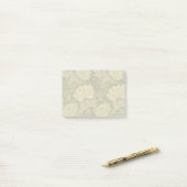 William Morris Chrysanthemum Sage Blume Post-it Klebezettel (Auf Schreibtisch)
