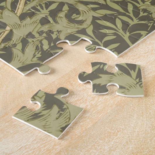 William Morris Chrysanthemum Sage Blume Puzzle (Seite)