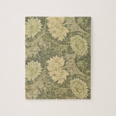 William Morris Chrysanthemum Sage Blume Puzzle (Vertikal)