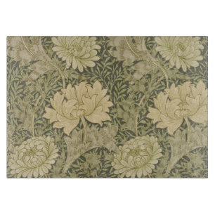 William Morris Chrysanthemum Sage Blume Schneidebrett