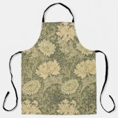 William Morris Chrysanthemum Sage Blume Schürze (Vorderseite)