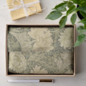William Morris Chrysanthemum Sage Blume Seidenpapier (Geschenk)