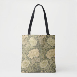 William Morris Chrysanthemum Sage Blume Tasche