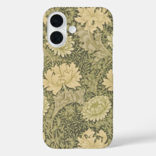 William Morris Chrysanthemum Salbei-Blume iPhone 16 Hülle