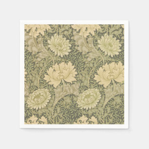 William Morris Chrysanthemum Salbei-Blume Serviette