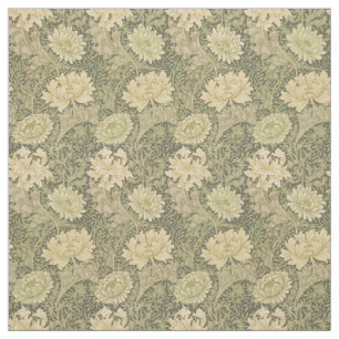 William Morris Chrysanthemum Salbei-Blume Stoff