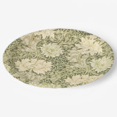 William Morris Chrysanthemum Tellers Pappteller (Schrägansicht)