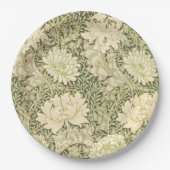 William Morris Chrysanthemum Tellers Pappteller (Vorderseite)