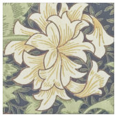 William Morris Chrysanthemum Vintage Blumenart Stoff (Nahaufnahme)
