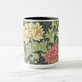 William Morris Chrysanthemum Vintage Blumenart Tasse (Zentrum)