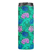 William Morris Chrysanthemums, Aqua und Violet Thermosbecher (Rückseite)