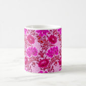 William Morris Chrysanthemums, Burgundy und Pink C Kaffeetasse (Mittel)