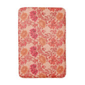 William Morris Chrysanthemums, Coral Orange Badematte (Vorderseite Vertikal)