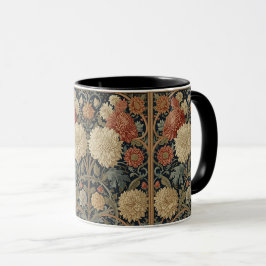  William Morris Chrysanthemums Floral Art Nouveau  Tasse