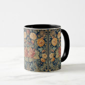 William Morris Chrysanthemums Floral Art Nouveau Tasse (VorderseiteRechts)