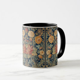  William Morris Chrysanthemums Floral Art Nouveau  Tasse