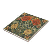  William Morris Chrysanthemums Florale Art Nouveau Fliese (Seite)
